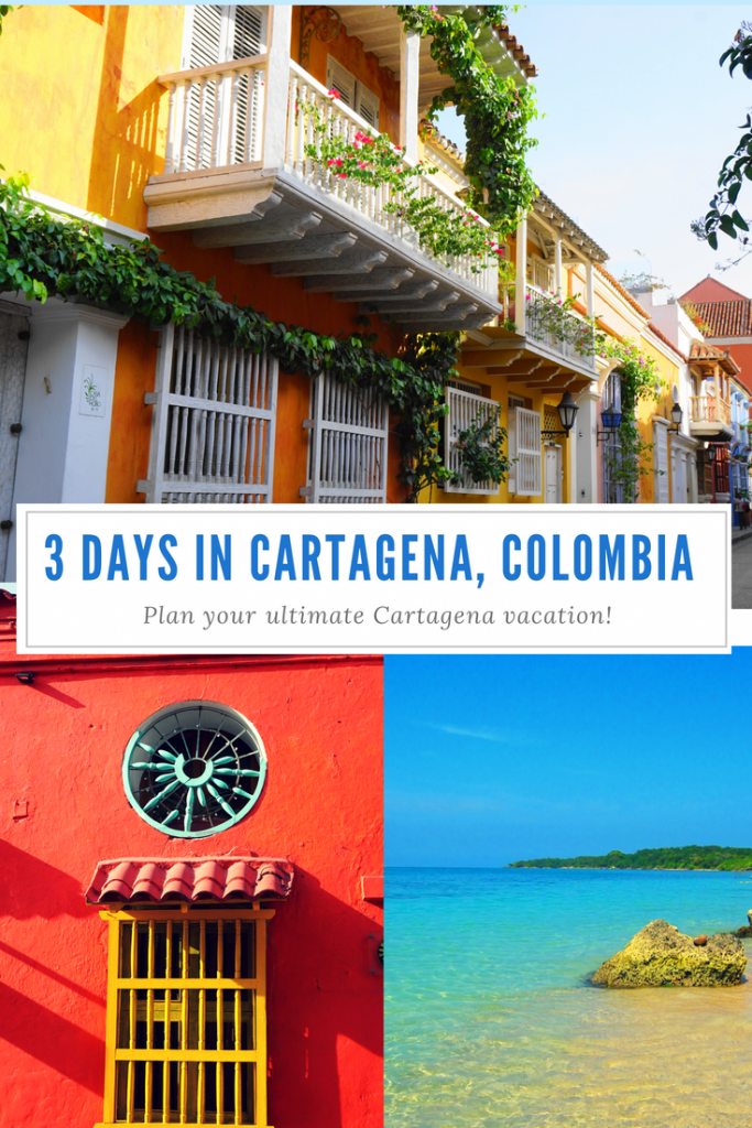 Discover the perfect 3 days in Cartagena, Colombia! Explore a 3 or 4 day itinerary through Cartagena. #cartagena #colombia #travel #travelcartagena #rosarioislands #getsemani #southamerica