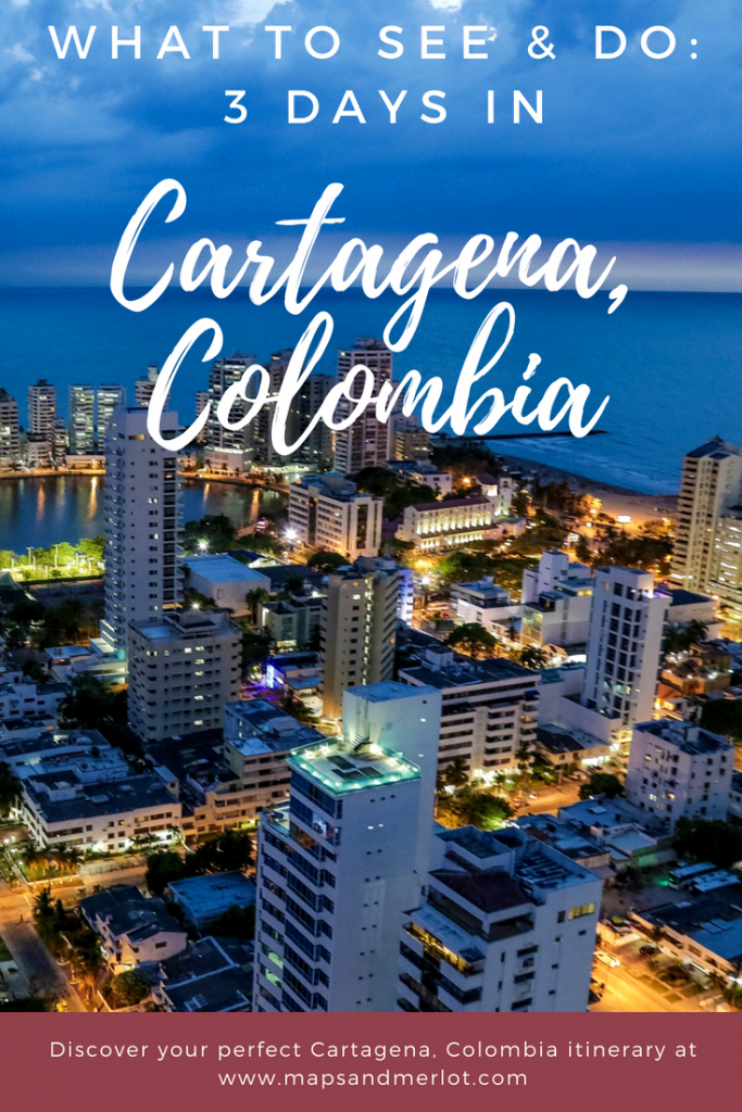 Discover the perfect 3 days in Cartagena, Colombia! Explore a 3 or 4 day itinerary through Cartagena. #cartagena #colombia #travel #travelcartagena #rosarioislands #getsemani #southamerica
