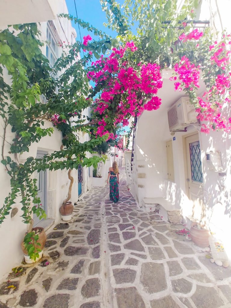 Parikia, Paros pedestrian area