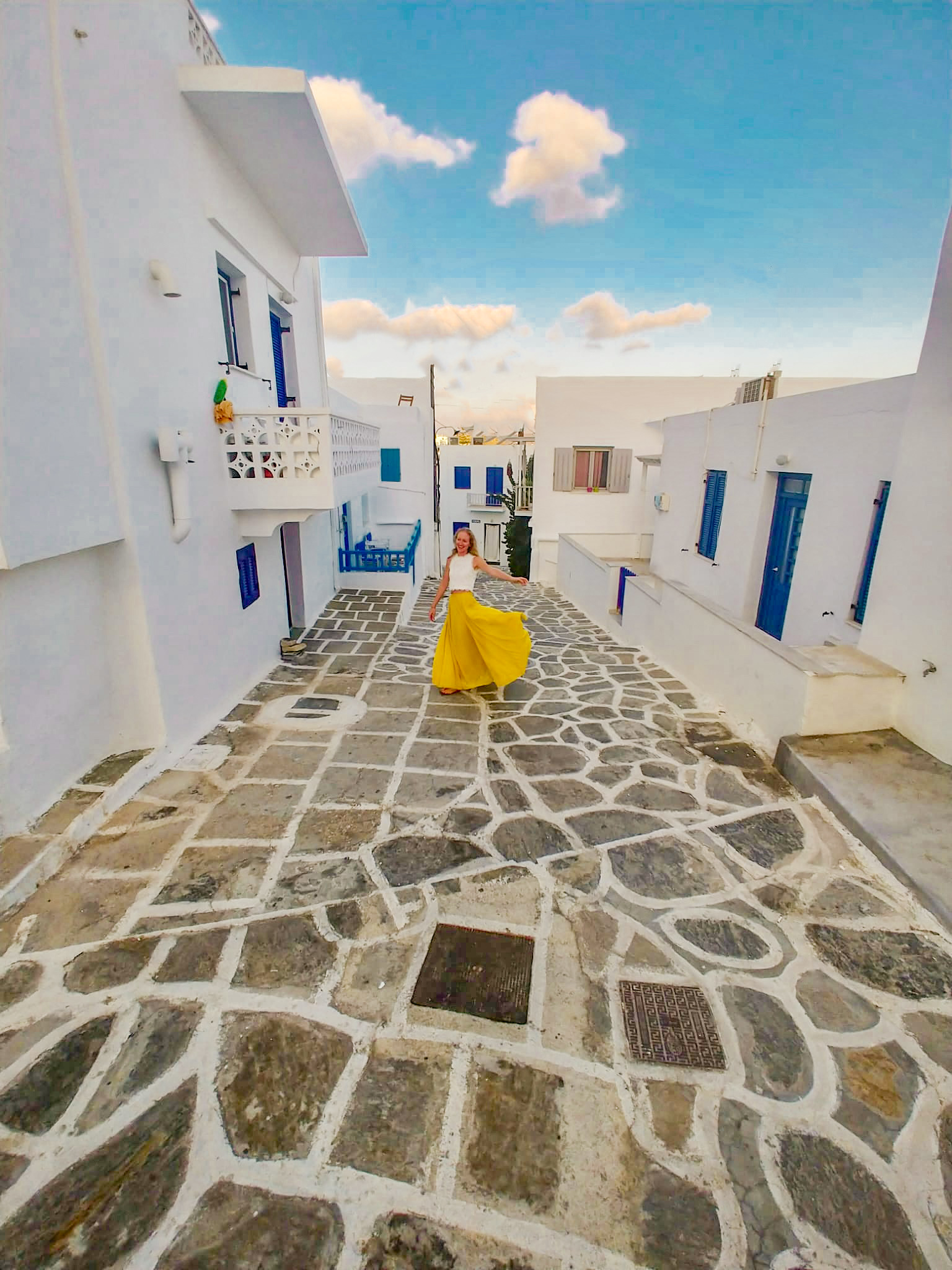 Naoussa, Paros pedestrian area