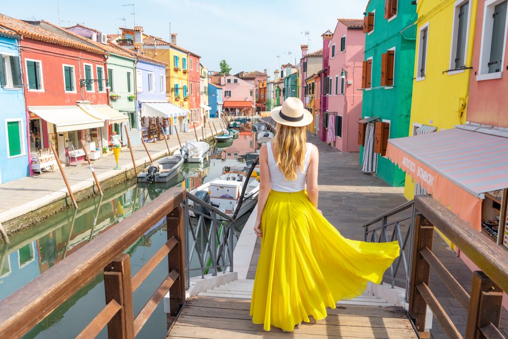 Burano, Italy - off the coast of Venice, Italy