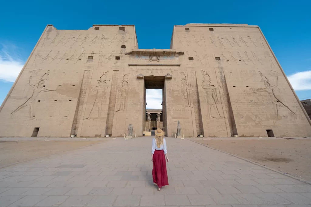 Edfu Temple of Horus in Egypt