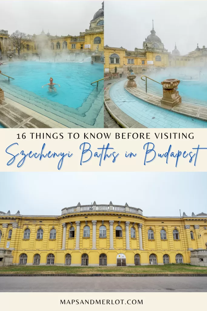 Szechenyi Baths in Budapest, Hungary in winter - what to know before you go