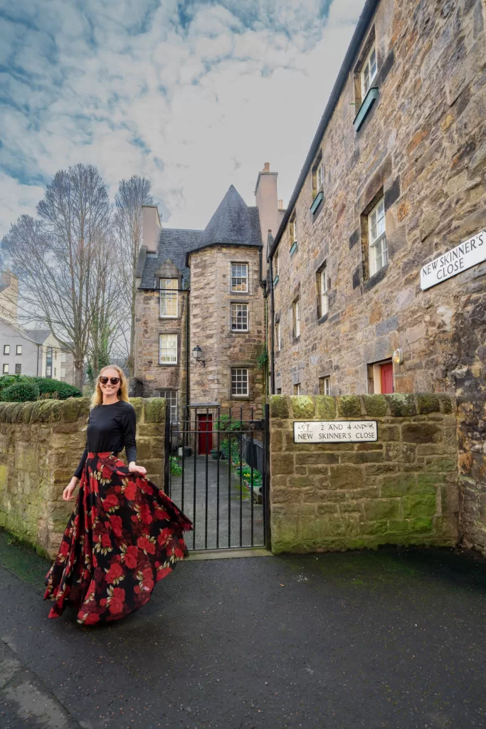 New Skinner's Close in Edinburgh, Scotland - one of the top photo spots in Edinburgh for Instagram