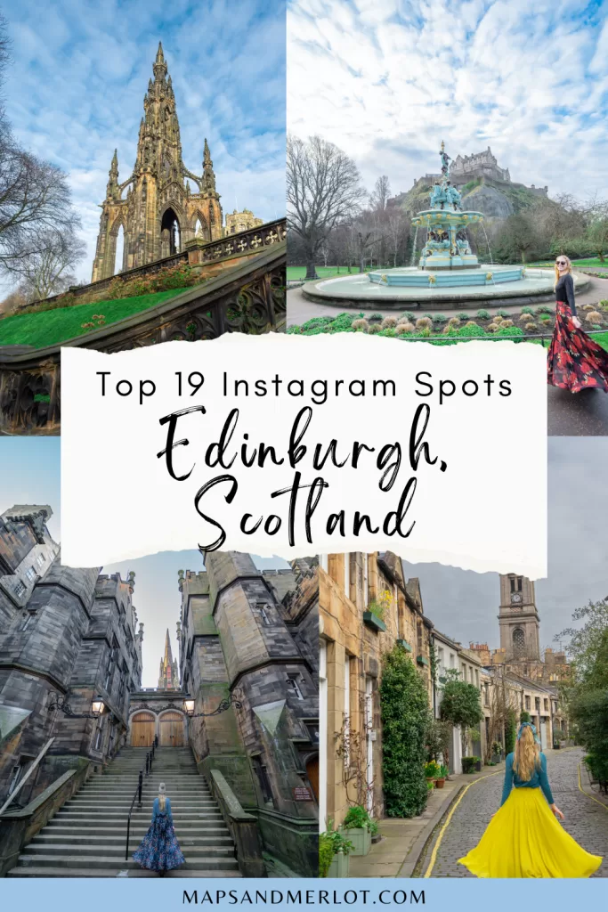 Top photo spots in Edinburgh, Scotland for Instagram