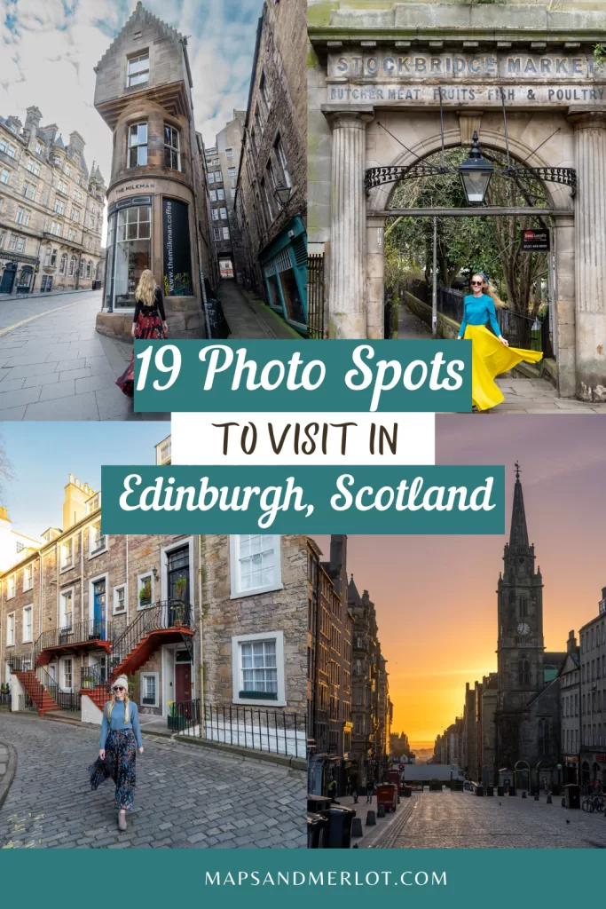 Top photo spots in Edinburgh, Scotland for Instagram