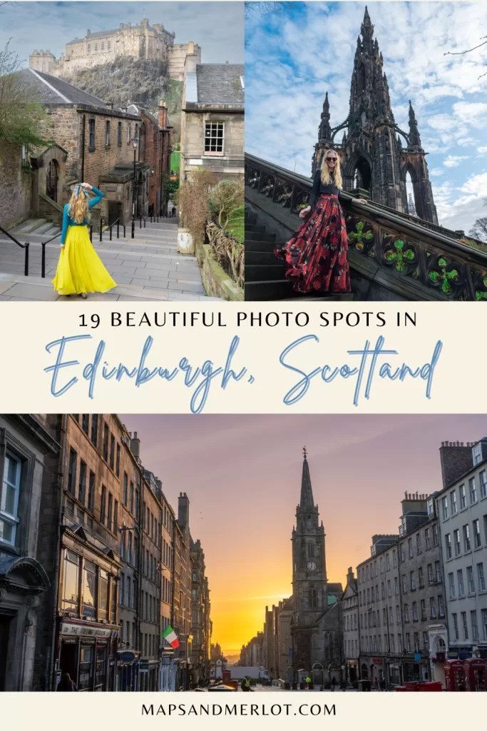 Top photo spots in Edinburgh, Scotland for Instagram