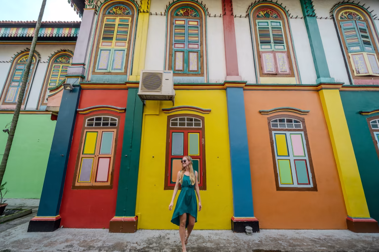 Tan Teng Niah is one of the most colorful Instagram spots in Singapore and a must-do on your 1 day in Singapore itinerary